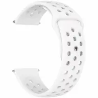 Watchband Hoco WH25 Flexible Series for Samsung Huawei Xiaomi Vivo OPPO 22mm Universal White Silicon Strap