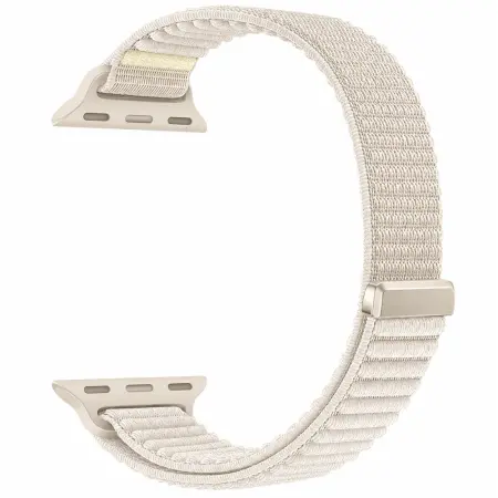 Watchband Hoco WA41 Parkour Series 38/40/41/42 mm Nylon Strap For Apple Watch series 1/2/3/4/5/6/7/8/9/SE/SE2 White