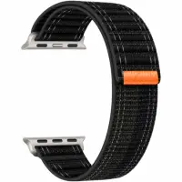Watchband Hoco WA42 Fabric Series 44/45/46/49mm Nylon Strap For Apple Watch series 1/2/3/4/5/6/7/8/9/se/ultra1/ultra2 Black