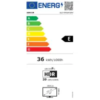TV Sencor SLE 40FS841BW webOS SMART TV FULL HD 1920 x 1080p HDR 10 40"