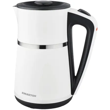 Kettle Smarton WK 620 1.7lt 2200W Double Walled with Overheating Protection and Automatic Shutdown Black-White