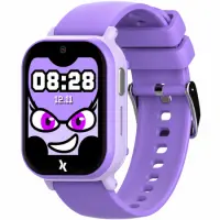Smartwatch Maxcom FW49 Kiddo 4G 1.52” IPS 670mAh IP67 with 20mm Silicon Band GPS SOS Button Purple