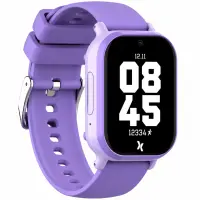 Kids Smartwatch Maxcom FW49 Kiddo 4G 1.52” IPS 670mAh IP67 with 20mm Silicon Band GPS SOS Button Purple