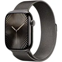 Apple Watch Series 10 4G 46mm GPS eSIM NFC IP6X Titanium Case with Milanese Loop Slate