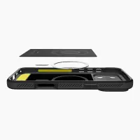 Case Spigen Rugged Armor Magsafe  for Apple iPhone 17 Pro Matte Black