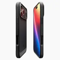 Case Spigen Rugged Armor Magsafe  for Apple iPhone 17 Pro Matte Black