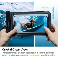 Waterproof Bag Spigen A601 IPX8 Universal for Devices up to 6.9" Black 2 pack