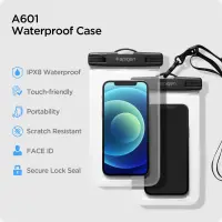 Waterproof Bag Spigen A601 IPX8 Universal Crystal Clear 2 pack