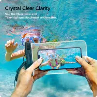 Waterproof Bag Spigen A601 IPX8 Universal Dimensions 12.5cm x 22cm Crystal Clear 2 pack