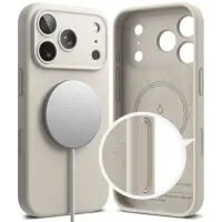 Case Ringke Silicone Magsafe for Apple iPhone 17 Pro Stone