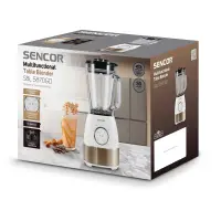 Blender Sencor SBL 5870GD 1.5ltl 1800W Titanium Coated Blades 4 Preset Modes and Speed Control White Gold