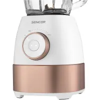 Blender Sencor SBL 5870GD 1.5ltl 1800W Titanium Coated Blades 4 Preset Modes and Speed Control White Gold