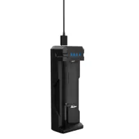 Industrial Type Battery Charger Xtar SC1 USB-C 2A with Power Display for 18650 18700 20700 21700 22650 25500 26650