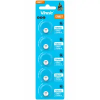 Buttoncell Lithium Vinnic CR927 3V Pcs. 5 with Perferated Packaging