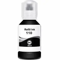 Ink EPSON Compatible 110/111 C13T03P14 BK Pages:6000 Black 127ml