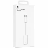 Adapter Apple Lightning to USB-C MUQX3ZM/A Braided White