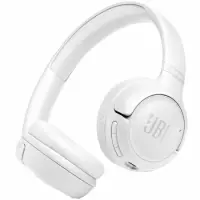 Bluetooth Stereo Headphones JBL Tune 530BT On-ear with Pure Bass 2-Mic BT6.0 and Playtime up to 76h White