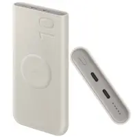 Power Bank Samsung U2510XUEGEU 10000mAh 25W με 2xUSB-C In/Out and Wireless Charging Beige
