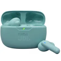 Wireless Hands Free JBL Wave Beam 2 Buds with Pure Bass ANC up to 40 Hours Operation Time IP54 and Charging Case Blue