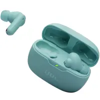 Wireless Hands Free JBL Wave Beam 2 Buds with Pure Bass ANC up to 40 Hours Operation Time IP54 and Charging Case Blue