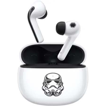 Wireless Bluetooth Xiaomi Buds 3 Star Wars Edition TWS with 32h Operation Time Active Noise Cancellation and Qi Charging Case Stormtrooper