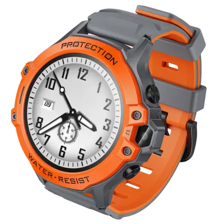 Kids Smartwatch Hoco Y107 4G 700mAh 1.28” LCD GPS Camera with Call and Message Function IP54 Orange