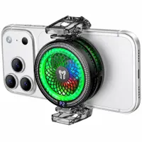 Mobile Phone Cooler Hoco GA6 Glacier with Magnet and Clamp Options 3-levels Cooling Fan Lighting and AI Cooling