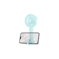 Borofone DBF01 Precious Portable Handheld Super Small Silent Fan 1200mAh 3 Speeds and Phone Desktop Stand Blue