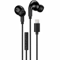 Hands Free Hoco. DM48 Rock Stereo Lightning with Microphone 1.2m Black