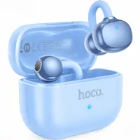 Wireless Hands Free Open-Ear Hoco. DES61 Cool TWS v6.0 250mAh 6h Talk Time Blue with Blue Silicon Sleeve