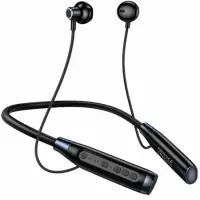 Bluetooth Hands Free Hoco. DSS07 Excellent Neckband v5.4 1200mAh MicroSD 200Hrs Playback Time Black
