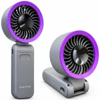 Borofone DBF08 Cool Portable Handheld Powerful Fan 3600mAh 3 Airflow Speeds and LED Display Grey
