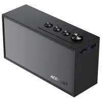 Wireless Speaker Acefast K9 Go v6.0 TWS 5W 1200mAh with Microphone TF Card Playback and RGB Lighting IPX4 Black