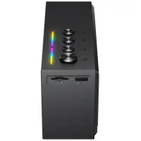 Wireless Speaker Acefast K9 Go v6.0 TWS 5W 1200mAh with Microphone TF Card Playback and RGB Lighting IPX4 Black
