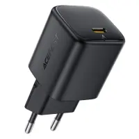 Travel Charger Acefast A134 Mini Fast Charging 1xUSB-C PD67W QC3.0 GaN Black