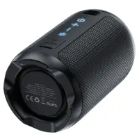 Wireless Speaker Acefast K12 Air TWS ENC v6.0 1800mAh 16W TF Card AUX Playback RGB Lighting IPX4 Black