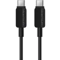 Cable Acefast C26-03 USB-C to USB-C PD60W 3A Black 1.2m