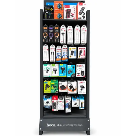 Stand with Accessories Chargers, Connection Cables, Phone Holders and Car Accessories 146 Pieces Stand 51452