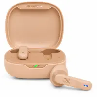 Wireless Hands Free JBL Wave Flex Earbuds with VoiceAware, up to 32 Hours Playtime, BT v5.2, IP54 Beige