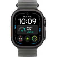 Apple Watch Ultra 4 (2026) 5G 49mm GPS eSIM NFC IP6X  Black Titanium Case with Translucent Black Ocean Band