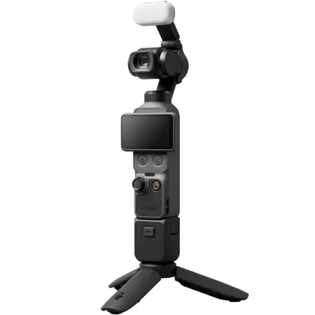 Action Camera DJI Osmo Pocket 4 Standard Combo 2" Touch Screen 4K Ultra HD Wi-Fi GPS and 1545mAh Black