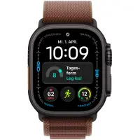 Apple Watch Ultra 4 (2026) 5G 49mm GPS eSIM NFC IP6X  Black Titanium with Burgundy Alpine Loop