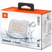 Portable Speaker Bluetooth JBL GO 5 4.8W ΒΤ6.0 IP68 10h Playtime White