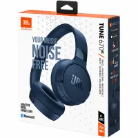 Bluetooth Stereo Headphones JBL Tune 670NC Pure Bass Sound with ANC up to 70h Playtime and Quick Charge Blue