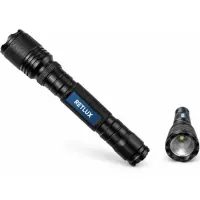LED flashlight Retlux RPL 111 150 Lumens Beam Distance: 100m Autonomy: 48h Weight: 79gr IP44 Aluminum Bulk