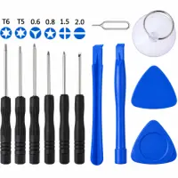 12-in-1 Screen Opening and Repair Tool Set for Apple iPhone / Huawei / Xiaomi / OPPO
