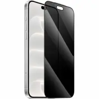Tempered Glass Privacy Hoco Stainless Steel Frame Dust-free Full Screen Anti-spy for Apple iPhone 18 Pro