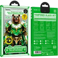 Tempered Glass Privacy Hoco Stainless Steel Frame Dust-free Full Screen Anti-spy for Apple iPhone 18 Pro