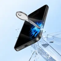Tempered Glass Privacy Hoco Stainless Steel Frame Dust-free Full Screen Anti-spy for Apple iPhone 18 Pro Max