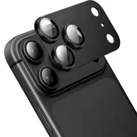 Camera Frame Cover Hoco V16 Armor Metal Lens Glass for Apple iPhone 18 Pro Max Black
